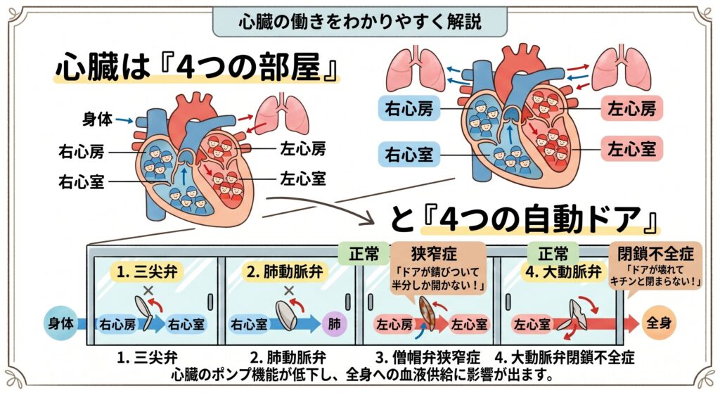 弁膜症をわかりやすく解説